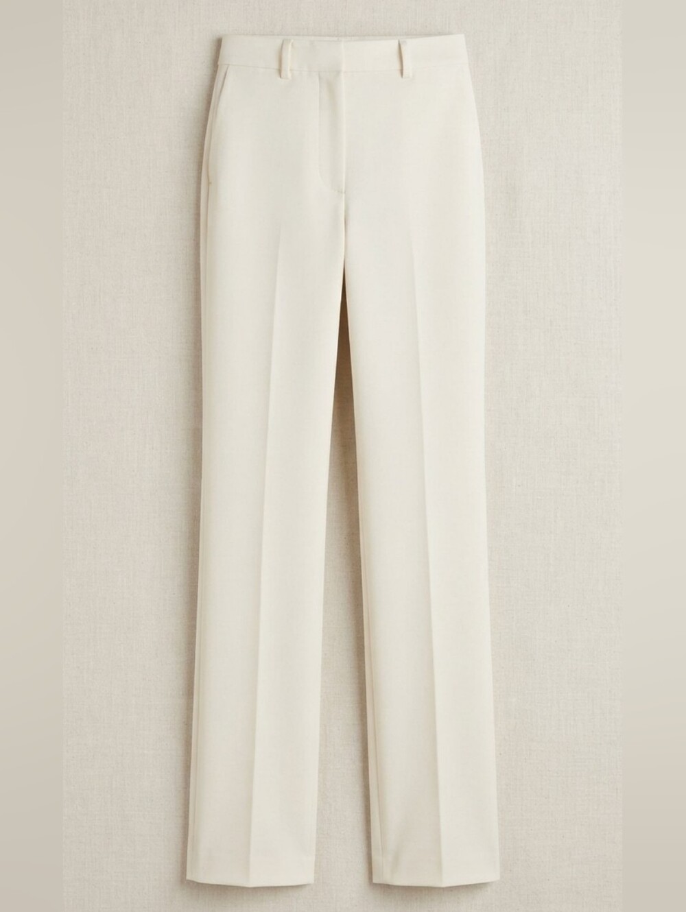 Joseph Mid-Rise Straight-Leg Cady Pants - Picture 3 of 16
